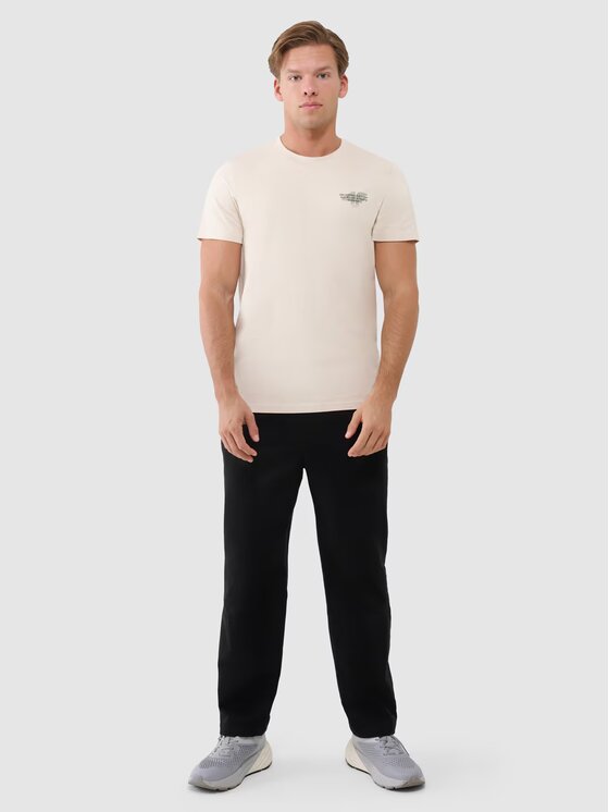 4F 4F T-shirt 4FWSS25TTSHM1974-12S Bianco Regular Fit