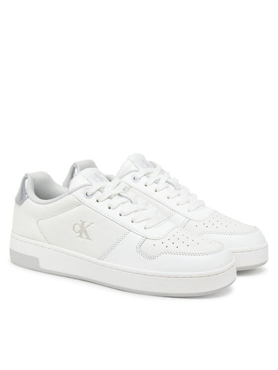 Calvin Klein Jeans Calvin Klein Jeans Laisvalaikio batai Basket Cupsole Low Mg YW0YW01765 Balta