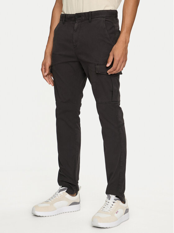 Tommy Jeans Tommy Jeans Παντελόνι υφασμάτινο Austin DM0DM19489 Μαύρο Regular Fit