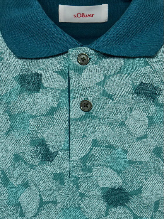 s.Oliver s.Oliver Polo marškinėliai 2143978 Mėlyna Regular Fit