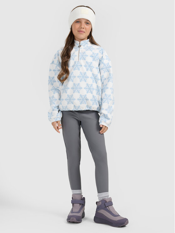 4F 4F Legginsy APRES SKI Szary ciemny