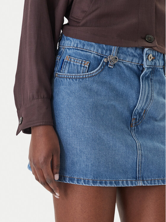 HUGO HUGO Jeansrock Galanie_B 50559551 Blau Regular Fit