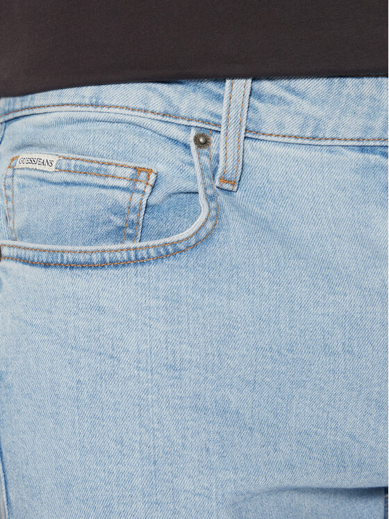 Guess Jeans Guess Jeans Traperice M4YA1C D5DM1 Plava Slim Fit