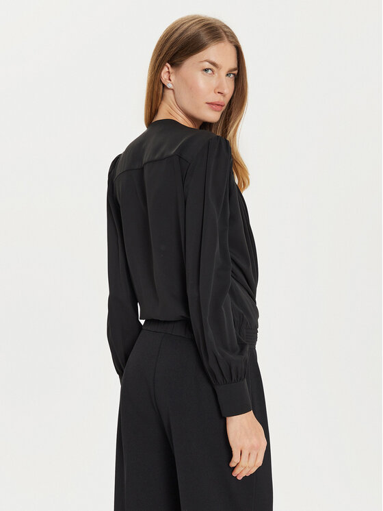 Artigli Artigli Bluzka ACBL000526 Czarny Regular Fit