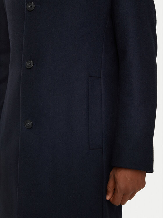 HUGO Hugo Palton de lână Mintra X2441 50528837 Bleumarin Regular Fit