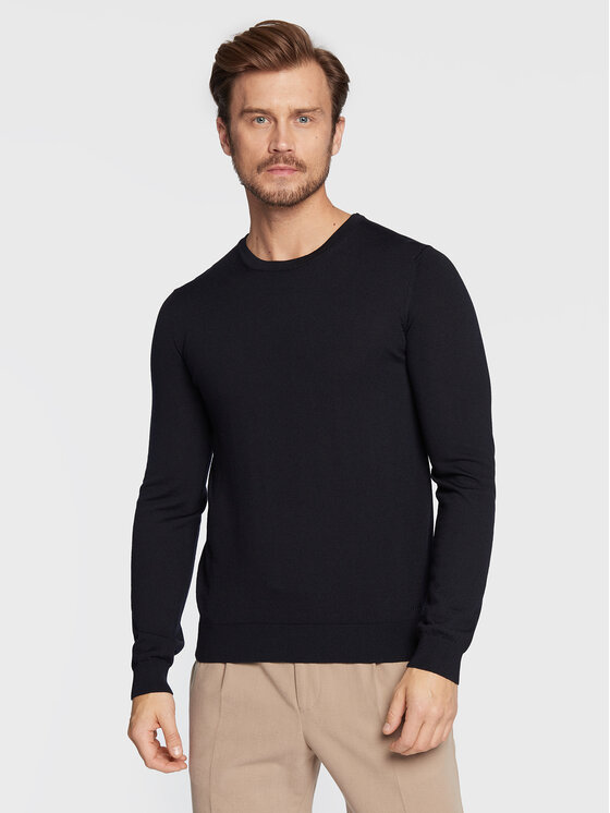 HUGO Hugo Sweater San Cedric-M1 50476832 Sötétkék Slim Fit