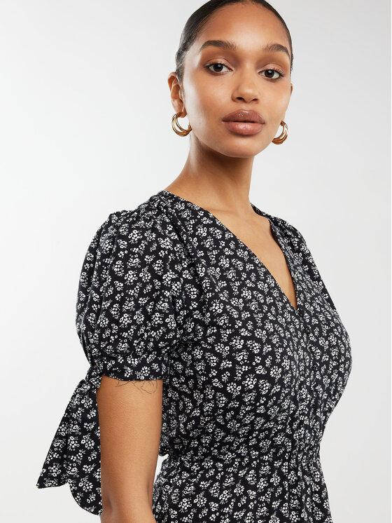 BIG STAR BIG STAR Sukienka codzienna PAREGI Czarny Tapered Fit