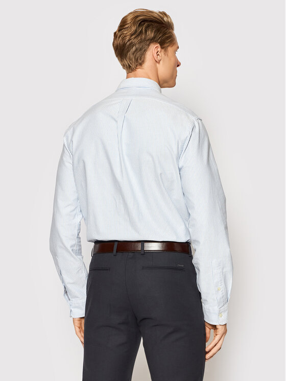 Polo Ralph Lauren Polo Ralph Lauren Marškiniai Core Replen 710549084 Mėlyna Slim Fit