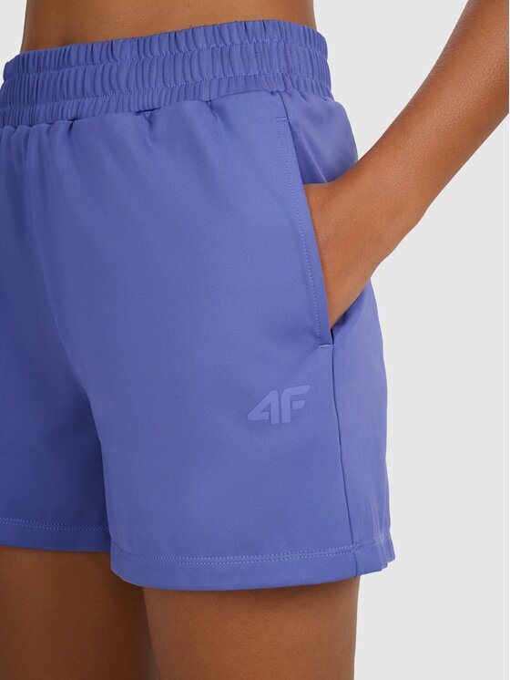4F 4F Pantaloncini sportivi 4FWAW25TFSHF1038 Nero Regular Fit