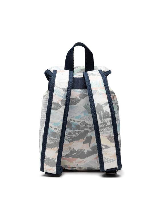 Tommy Jeans Rucksack Tjw Heritage Backpack Print AW0AW12410 Grau 