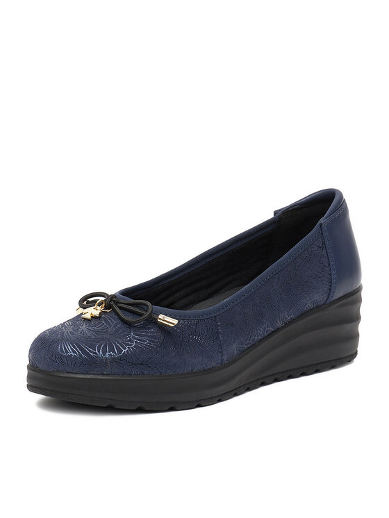 Go Soft Go Soft Ballerinas CEO-WI16-3243-02 Dunkelblau