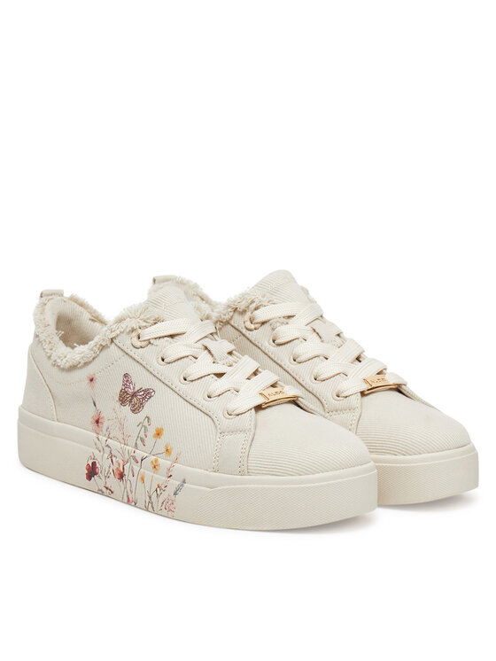 Aldo Aldo Sneakersy Wild Flowers 13918581 Beżowy