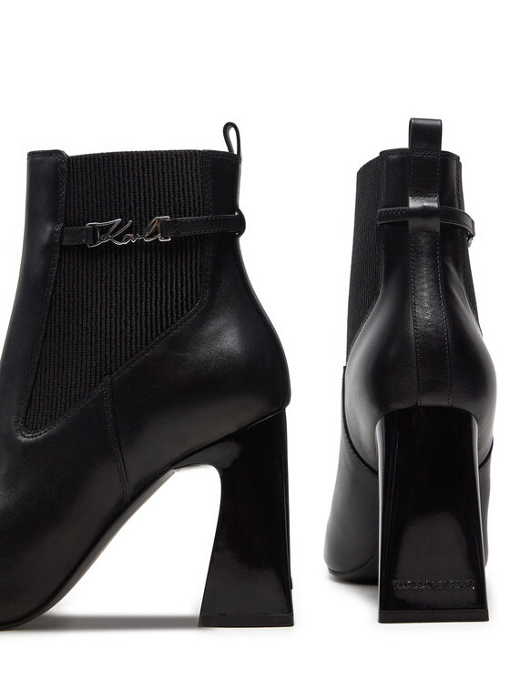 KARL LAGERFELD KARL LAGERFELD Botine Astra Nova KL33160 Negru