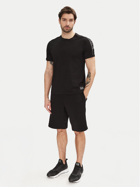 EA7 Emporio Armani EA7 Emporio Armani Футболка 7M000138 AF10375 UC001 Чорний Regular Fit
