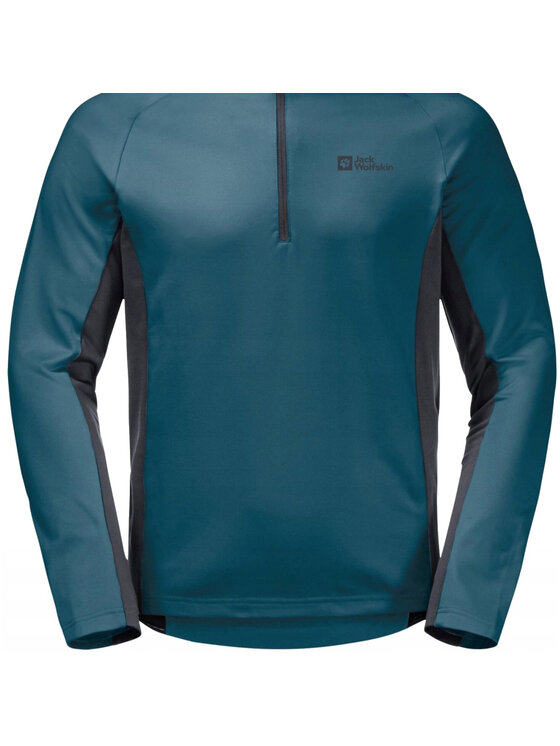 Jack Wolfskin Jack Wolfskin Bluza Morobbia Fleece HZ M Niebieski Regular Fit
