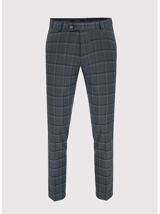 Pako Lorente Pako Lorente Spodnie garniturowe P22WP-6G-032 Szary Slim Fit