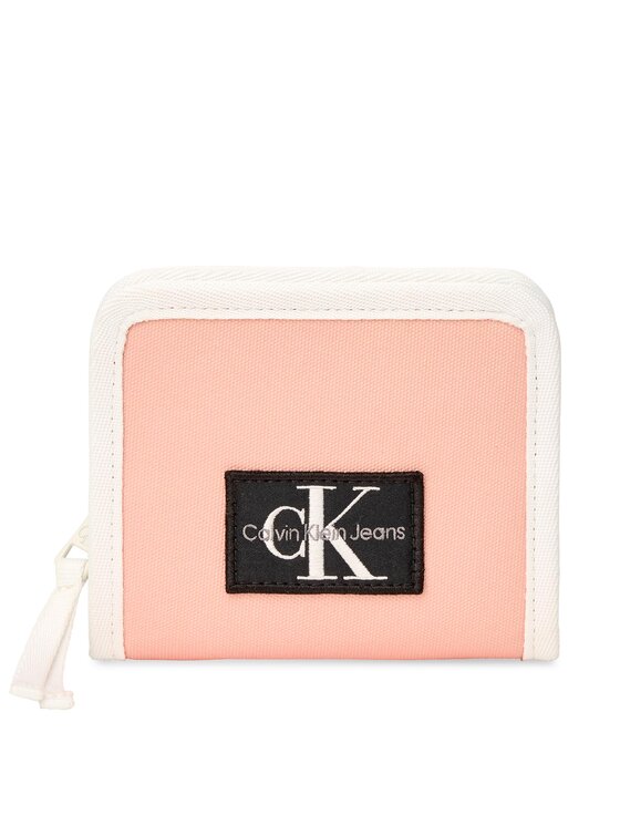 Portofel pentru copii Calvin Klein Jeans Colour Blocking Velcro Wallet IU0IU00452 Roz