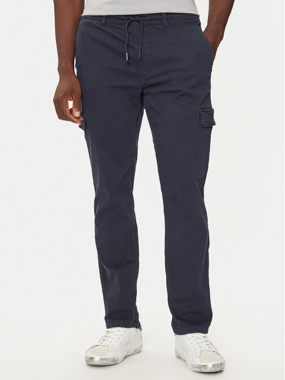Pepe Jeans Pepe Jeans Pantaloni din material PM211725 Albastru Slim Fit