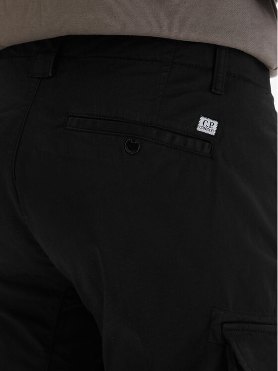 C.P. Company C.P. Company Pantalon scurți din material RSCMBE746A005694G Negru Regular Fit