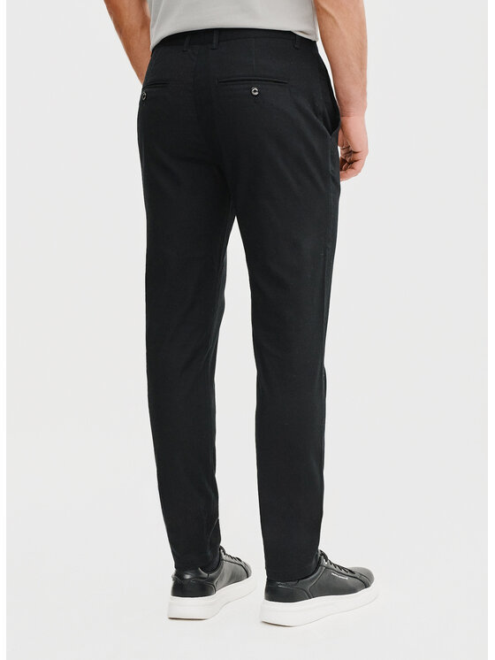 Pako Lorente Pako Lorente Spodnie materiałowe P25SF-WX-012 Czarny Classic Fit