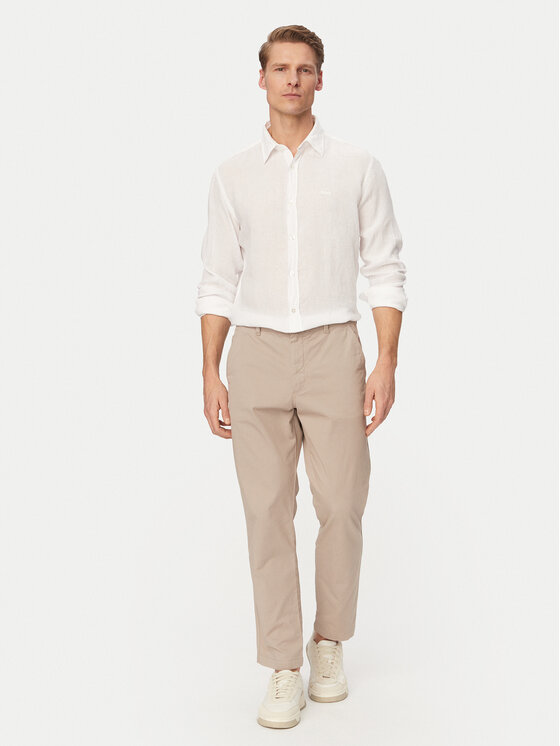 BOSS BOSS Koszula Relegant 50567579 Biały Regular Fit