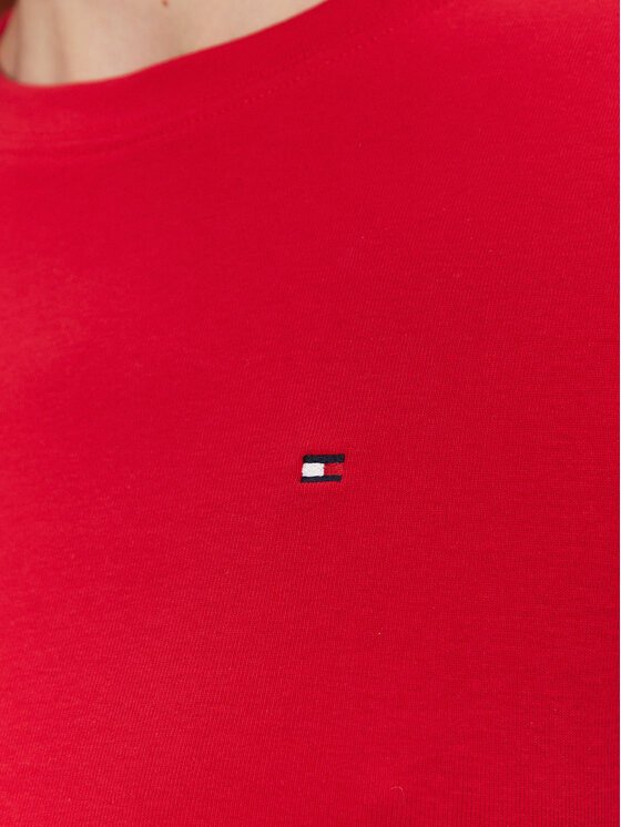 Tommy Hilfiger Tommy Hilfiger T-Shirt New Cody WW0WW40587 Czerwony Slim Fit