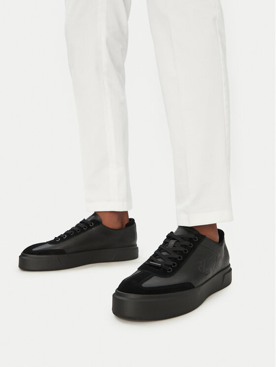 Calvin Klein Calvin Klein Sneakersy Basket Cupsole Lup Wt Lth HM0HM02133 Czarny