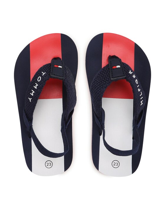 Tommy Hilfiger Tommy Hilfiger Szandál Flag Flap Flop T1B8-32917-0058 Sötétkék