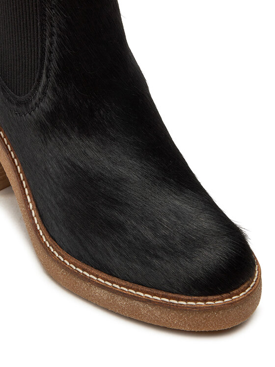 Clarks Clarks Čizme Cassiano Top 26178668 Crna