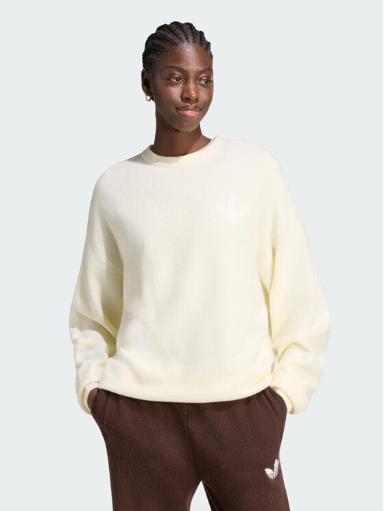 adidas adidas Bluza 169342 Biały Loose Fit