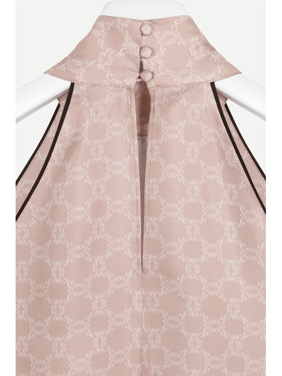 MARI PRETI MARI PRETI Top MONOGRAM M Beżowy Regular Fit