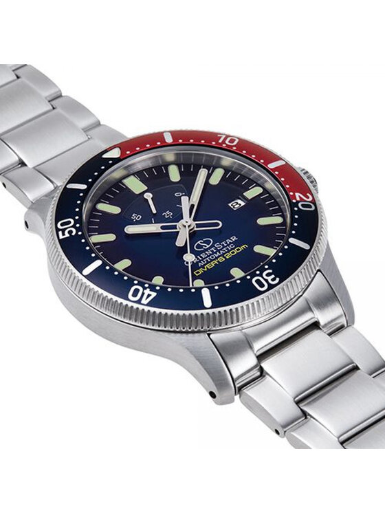 Orient Star Orient Star Zegarek RE-AU0306L00B Srebrny