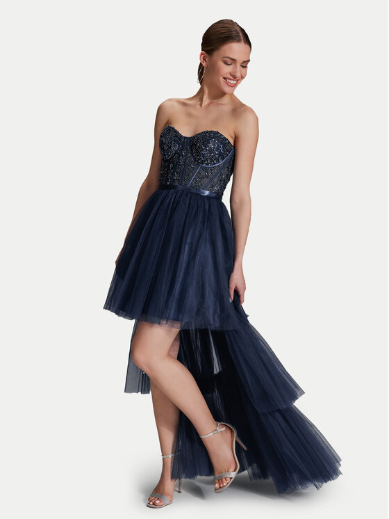 Hey Kyla Hey Kyla Rochie de seară 5AI073HK Bleumarin Regular Fit