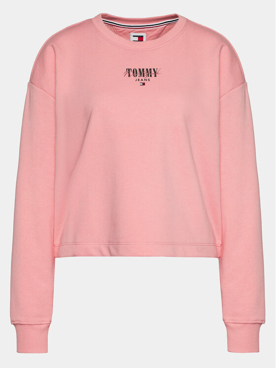 Tommy Jeans Tommy Jeans Jopa Essential Logo DW0DW17796 Roza Relaxed Fit