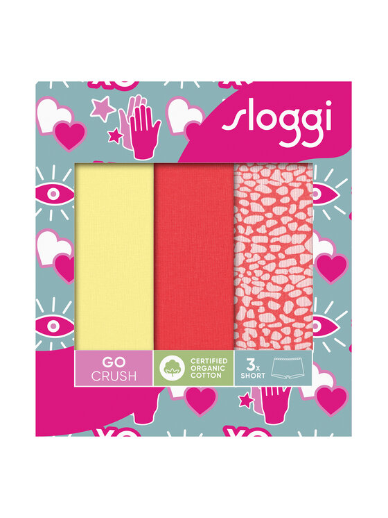 Sloggi Sloggi Σετ μποξεράκια 3 τμχ Go Crush 10219652 Έγχρωμο