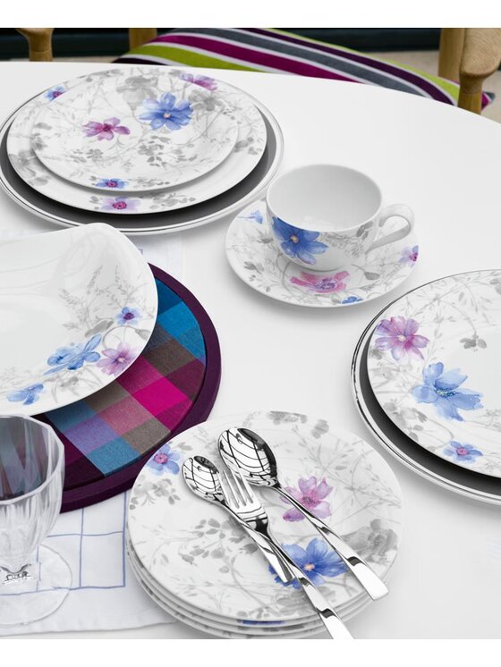 Villeroy & Boch Villeroy & Boch Spodek do filiżanki Mariefleur Gris Basic Villeroy & Boch Biały