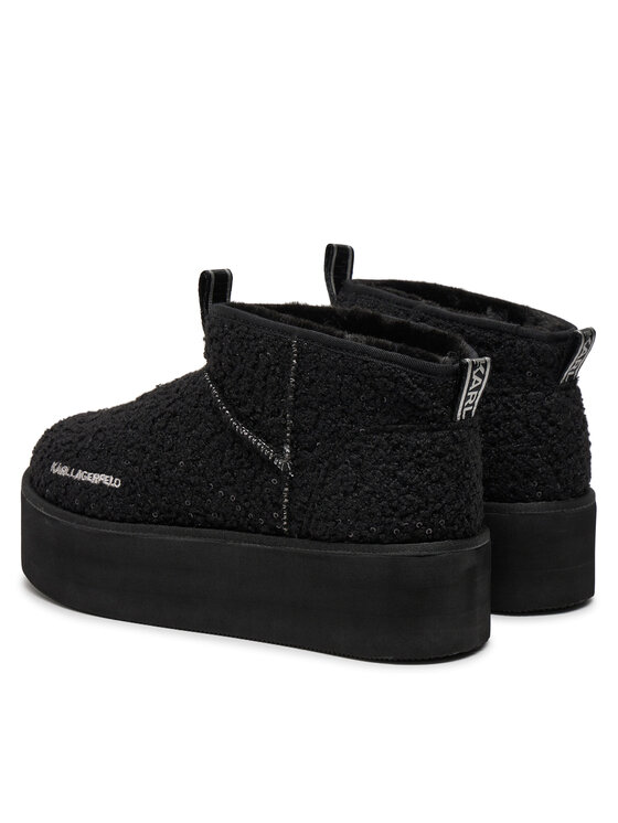 KARL LAGERFELD KARL LAGERFELD Botki KL48522W Czarny