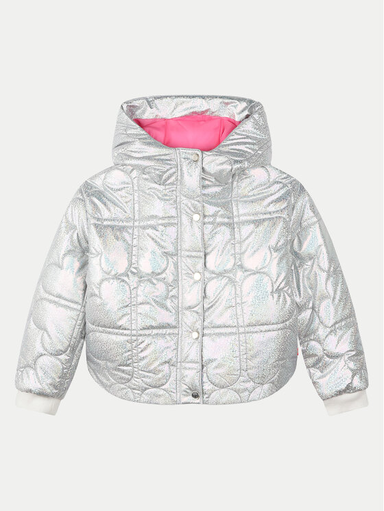 Billieblush Billieblush Zimní bunda U20428 Stříbrná Regular Fit