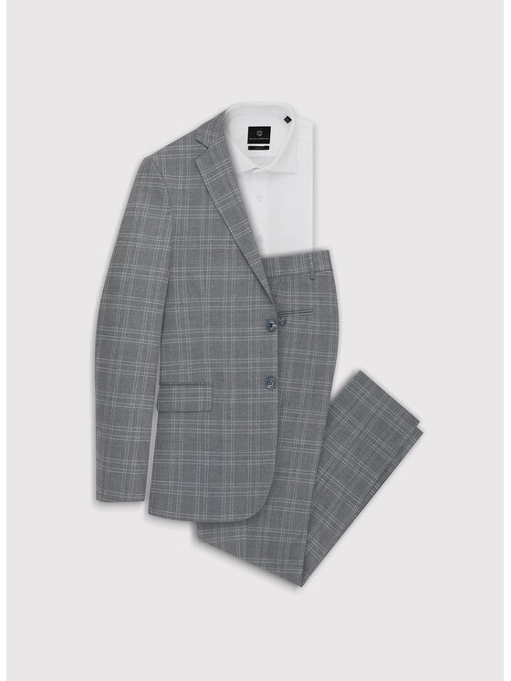 Pako Lorente Pako Lorente Spodnie garniturowe P23WF-6G-003 Szary Slim Fit