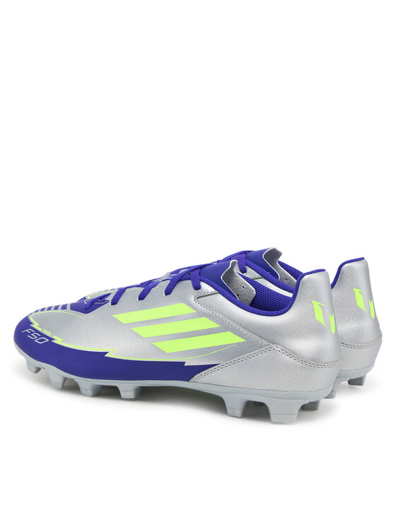 adidas adidas Futbalové topánky F50 Club Messi Firm/Multi-Ground IH0916 Sivá