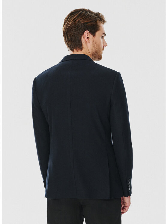 Pako Lorente Pako Lorente Marynarka P24WF-3X-007 Granatowy Slim Fit
