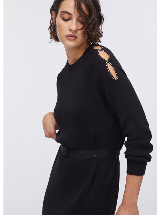 Liu Jo Liu Jo Vestito da giorno TA6186MS59L22222 Nero Regular Fit