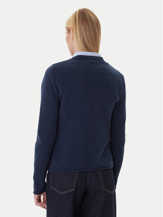 Tommy Hilfiger Tommy Hilfiger Sveter WW0WW43505 Tmavomodrá Regular Fit