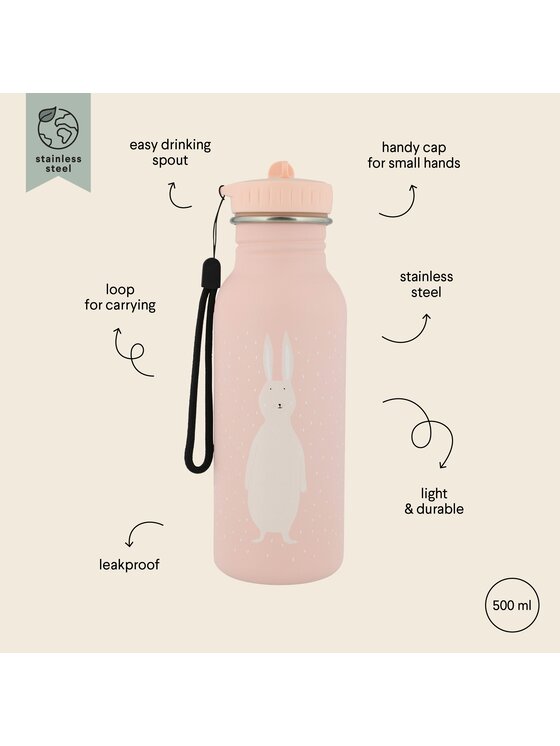 Trixie Baby Trixie Baby Bidon Butelka bidon 500 ml - Królik Różowy