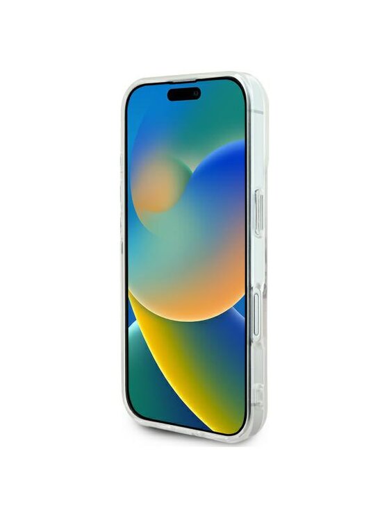 Guess Guess Etui na telefon Apple iPhone 16 Plus Przezroczysty