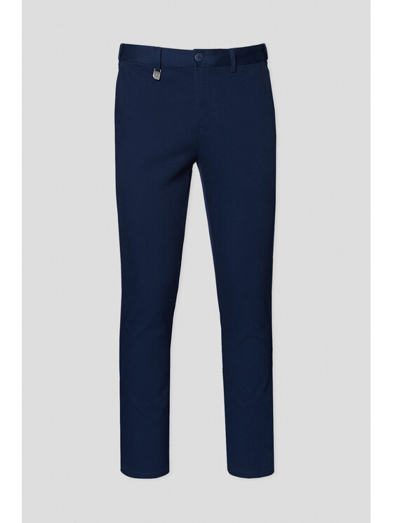 Lancerto Lancerto Chinosy Mikkeli SP082125000001 Granatowy Regular Fit
