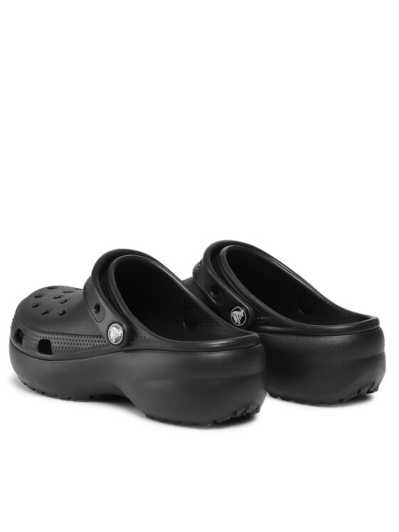 Crocs Crocs Παντόφλες Classic Platform Clog 206750 Μαύρο