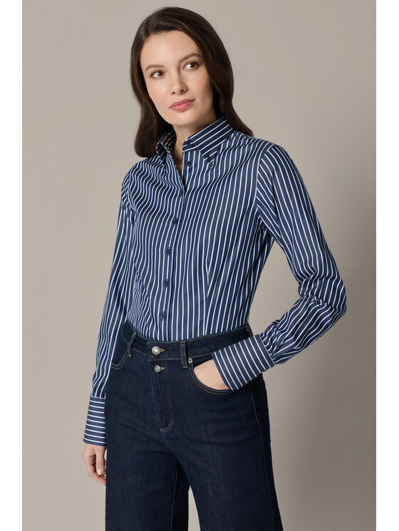Lancerto Lancerto Koszula Luthien Slim KO073126000021 Granatowy Slim Fit