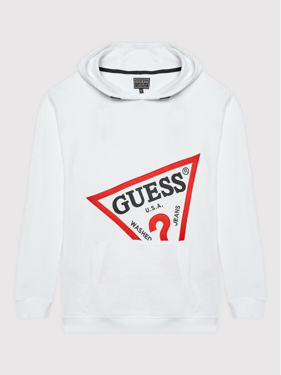 Guess Majica Dugih Rukava L2YQ07 KAD70 Bijela Oversize