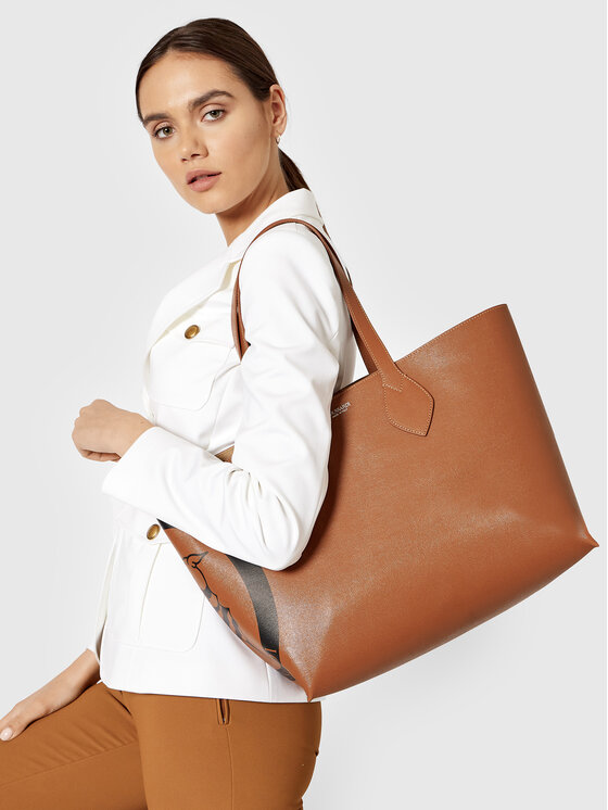 Trussardi Trussardi Borsetta Logo Pop Shoping 75B01065 Marrone